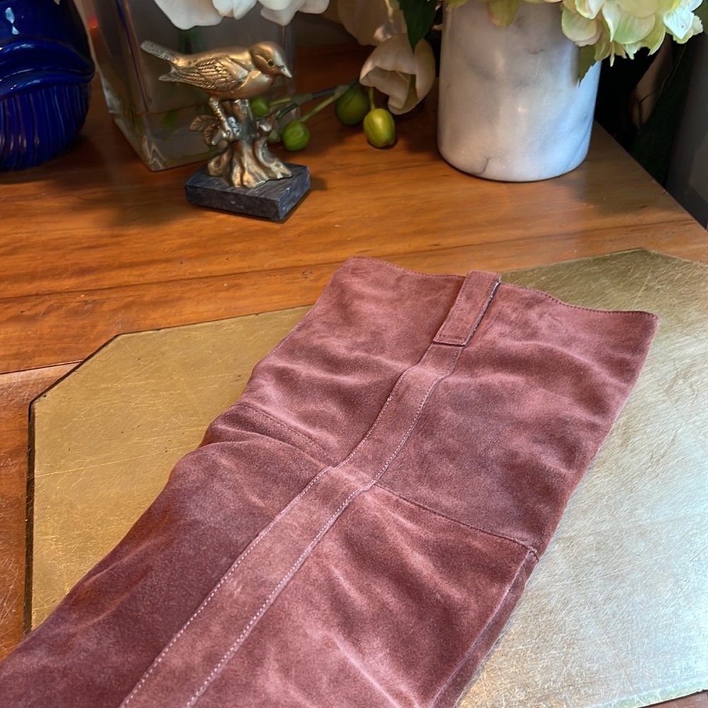 NWOT! TOPSHOP Suede OTK Boots - Picture 9 of 16